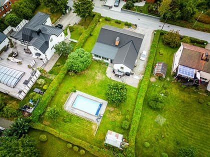 Bild av trädgården