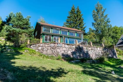 Bild av trädgården