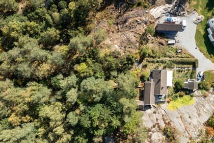 Bild av trädgården