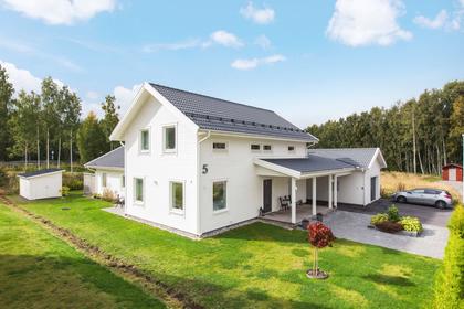 Bild av trädgården