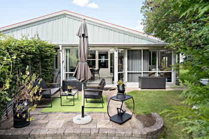 Bild av trädgården