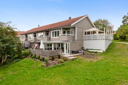 Bild av trädgården