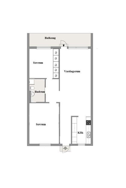 Karin Boyegatan 2C, Löten