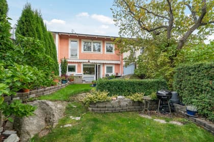 Bild av trädgården