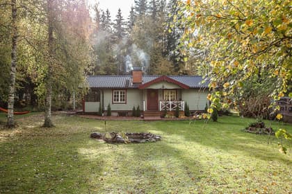 Bild av trädgården