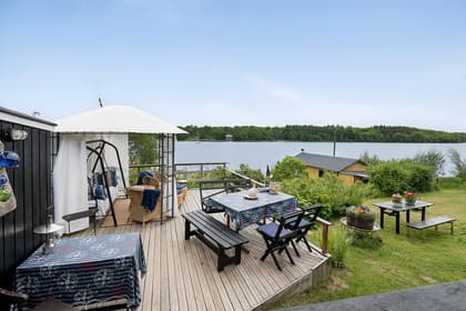 Bild av trädgården