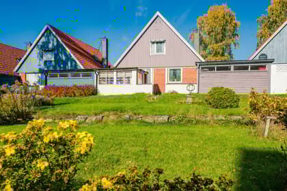 Bild av trädgården