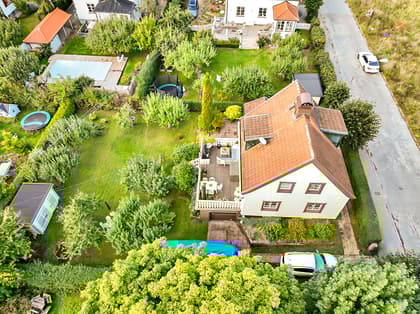 Bild av trädgården