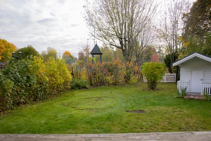 Bild av trädgården