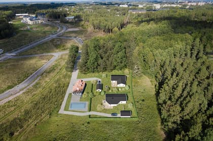 Bild av trädgården