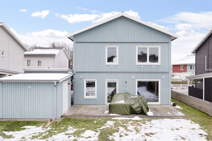 Bild av trädgården