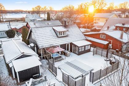 Bild av trädgården