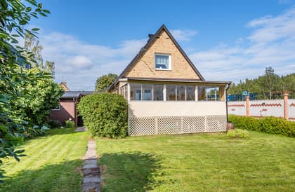 Bild av trädgården