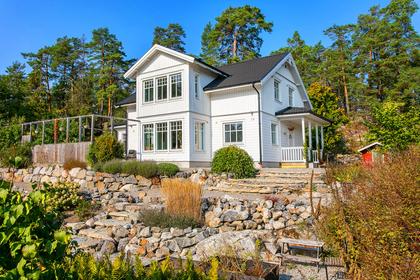 Bild av trädgården