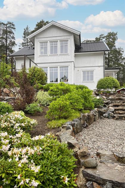 Bild av trädgården