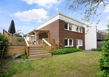 Bild av trädgården