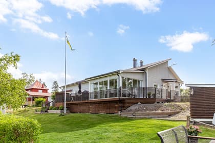 Bild av trädgården