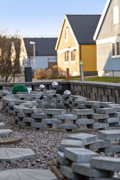 Bild av trädgården