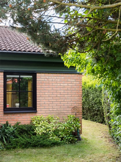 Bild av trädgården