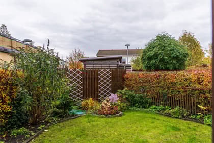 Bild av trädgården