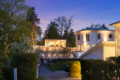 Bild av trädgården