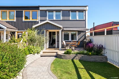 Bild av trädgården