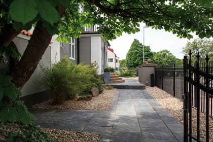 Bild av trädgården