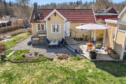 Bild av trädgården