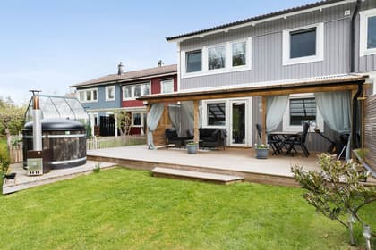 Bild av trädgården