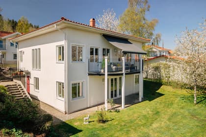 Bild av trädgården