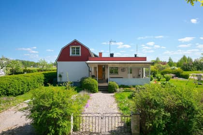 Bild av trädgården