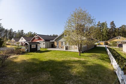 Bild av trädgården