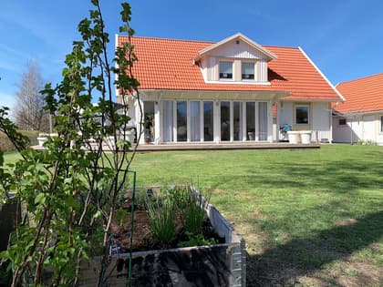 Bild av trädgården