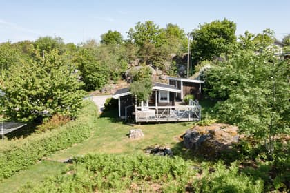 Bild av trädgården