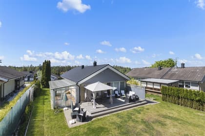 Bild av trädgården