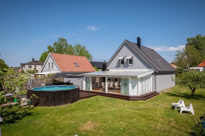 Bild av trädgården