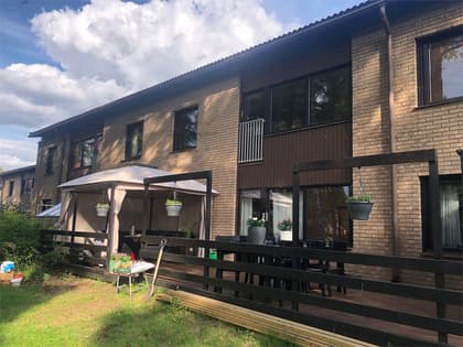 Bild av trädgården