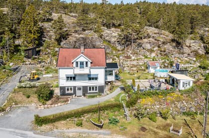 Bild av trädgården