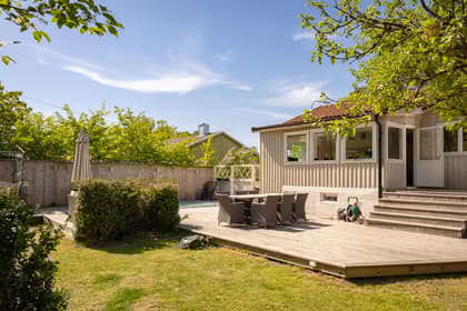 Bild av trädgården