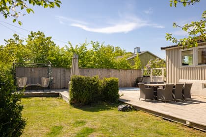 Bild av trädgården