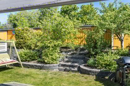 Bild av trädgården