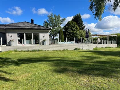 Bild av trädgården