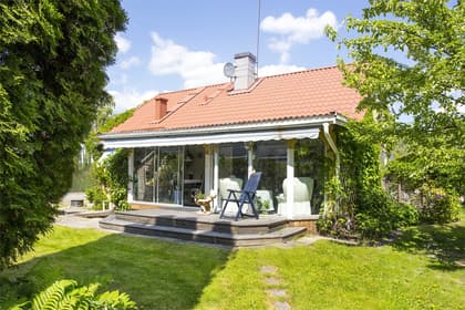 Bild av trädgården