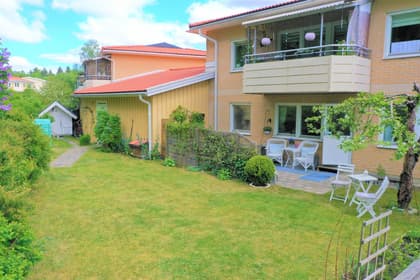 Bild av trädgården