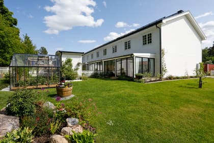 Bild av trädgården