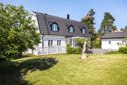 Bild av trädgården