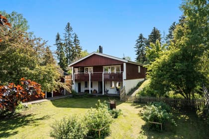 Bild av trädgården