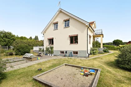 Bild av trädgården