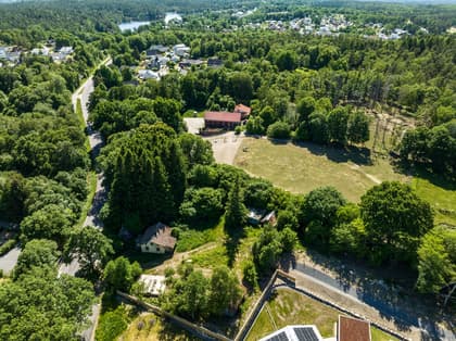 Bild av trädgården