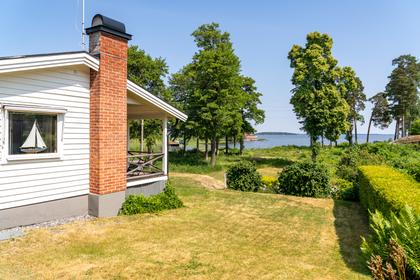 Bild av trädgården